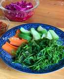 Đọt Nhãn Lồng Luộc Chấm Kho Quẹt