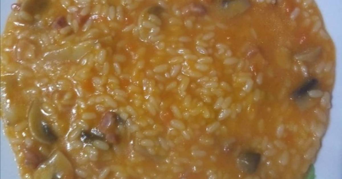 Ricetta Risotto zucca funghi e pancetta di Marialuisa Lazzaro Cookpad