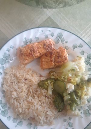 Una foto de Salmón