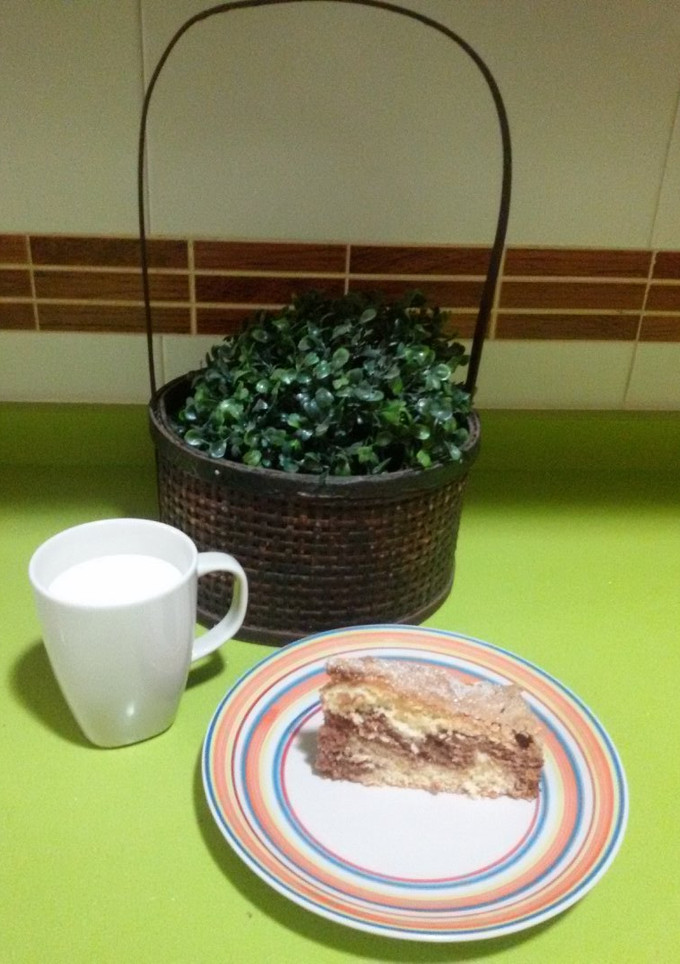 Una foto de Bica con toque de chocolate