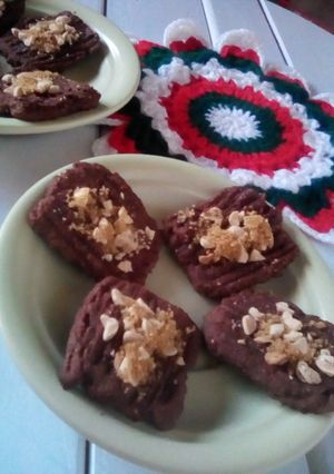 Una foto de Galletas integrales de cacao p/Navidad 🎄(〃゚3゚〃)