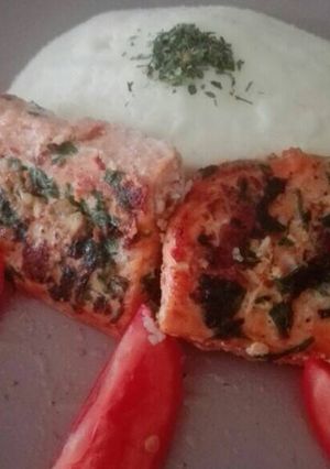 Lazac teavajban sütve recept fotója