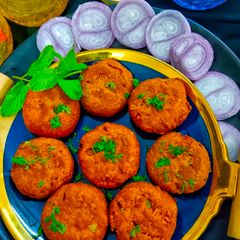 A picture of Jackfruit Kebab.