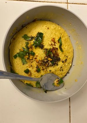 A picture of Instant Dhokla.