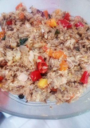 Foto resep Tongkol Suwir Pedas