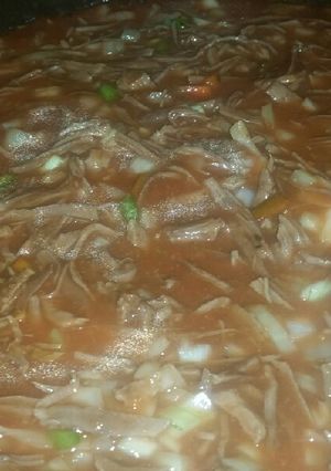 Una foto de Carne Mechada venezolana