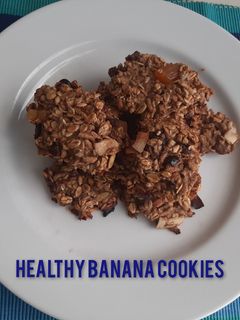 Foto resep Healthy Banana Cookies