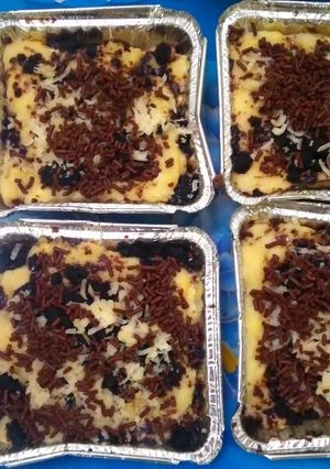 Foto resep Bread pudding oreo keju (snack mpasi)