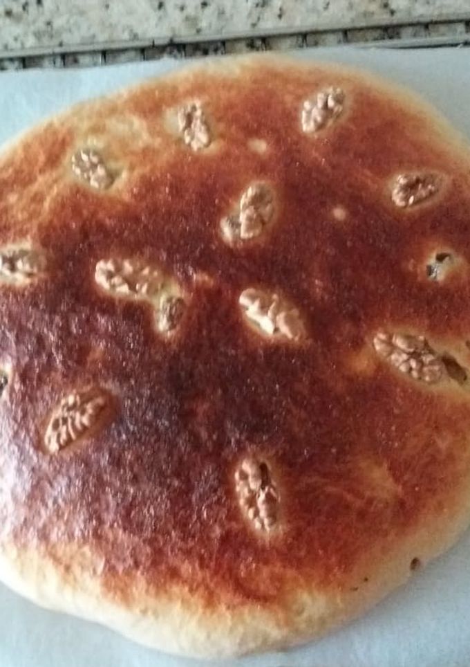 Una foto de Torta con pasas y nueces