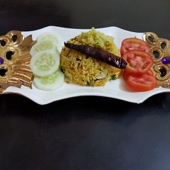 A picture of Tangy & Tasty Raw Mango Rice.