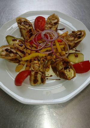 A picture of Homemade Chicken Shawarma.