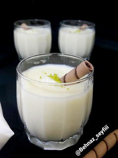 عکسی از دستور پودینگ وانیلی نارگیلی🥥