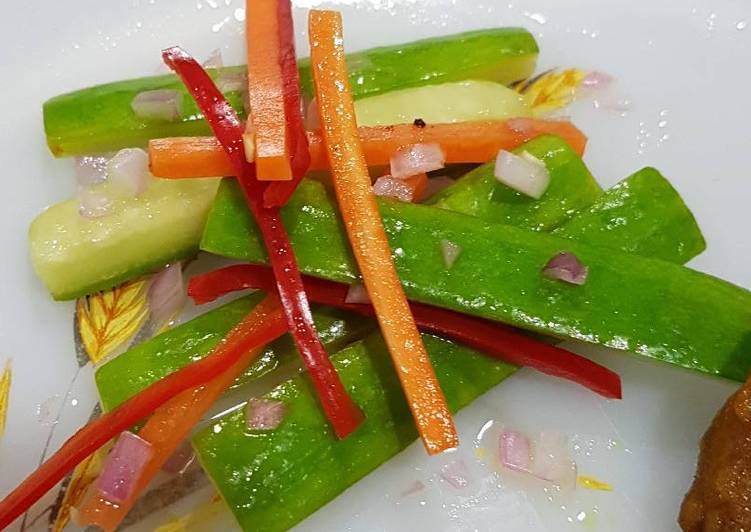 Recipe of Speedy Cucumber Pickles (Acar Timun)