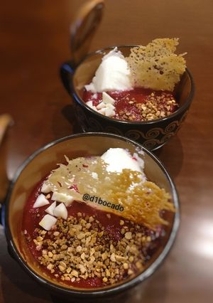 Una foto de Salmorejo de remolacha (Sin tomate)