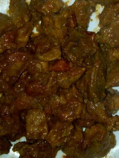 A picture of Fried beef.