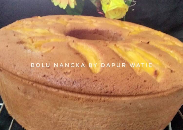 Resep Bolu nangka wangi menul Anti Gagal