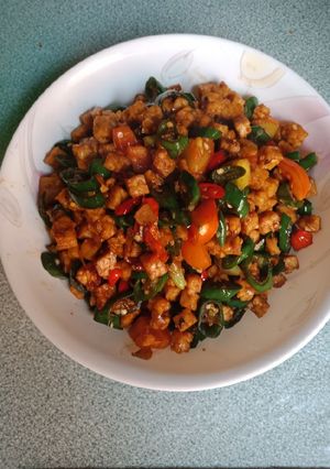 Foto resep Orek tempe cabe ijo #BikinRamadanBerkesan part 27
