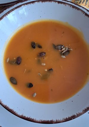 Hajni féle sütőtök krémleves recept fotója