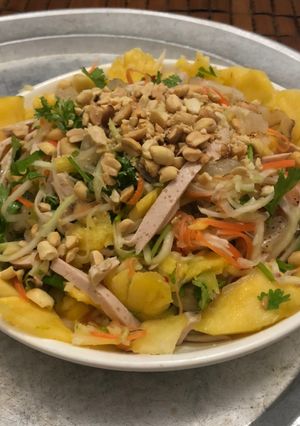 Hình của món Nộm sứa.