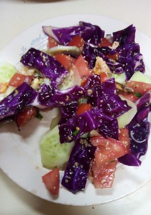 Una foto de Ensalada estrellada🤩✨