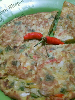 Foto resep Omelet Sayuran Simpel