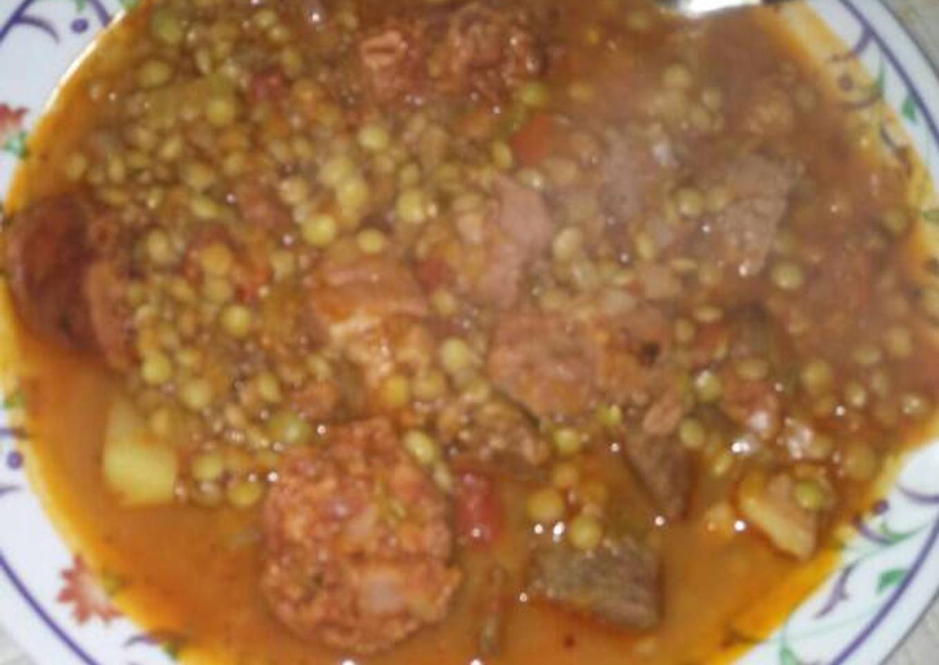 Guiso de lentejas