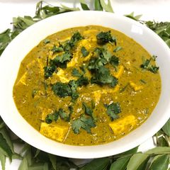 A picture of Curry leaf panner curry.