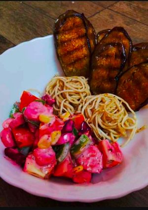 A picture of Colourful Salad bowl.