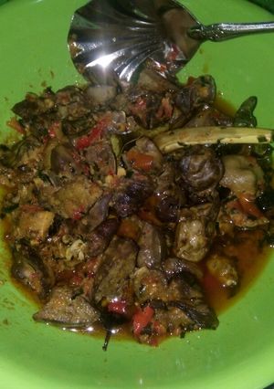 Foto resep Ati ampela rica rica daun sledri