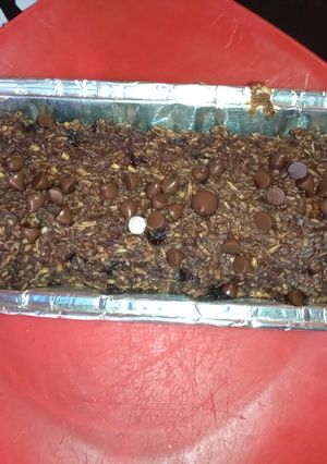 Una foto de Budín de avena y coco rallado