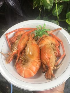 Foto resep Udang goreng bumbu dasar putih