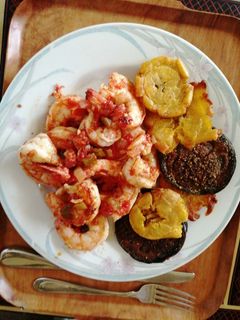 Una foto de Camarones enchilados