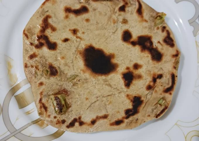 Sattu and green onion paratha Recipe by Dr Vidyashree - Cookpad