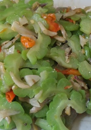 Foto resep Pare tumis teri