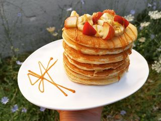 Pancakes fruits de saison