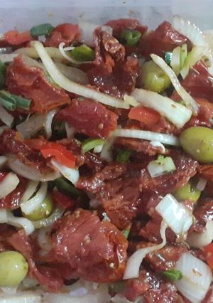 Una foto de Tomates deshidratados en aceite