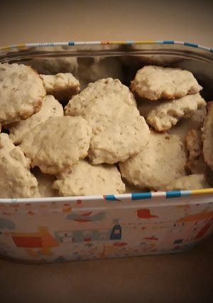 Banános, diós zabkeksz recept fotója