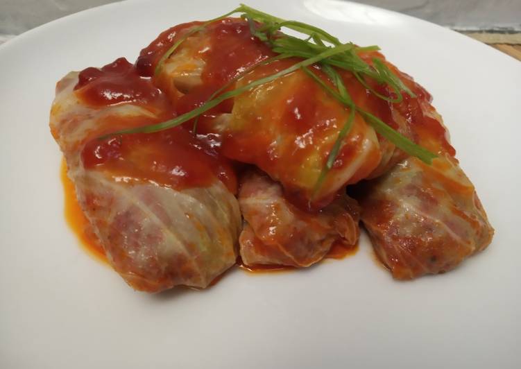 Resep Golutsbi (Russian Stuffed Cabbage Roll), Enak Banget