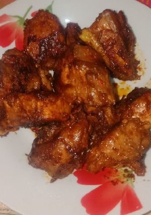 Foto resep Ayam bakar bumbu merah