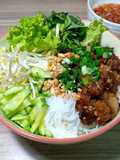 Bún Thịt Nướng (Vietnamese Grilled Pork with Vermicelli)