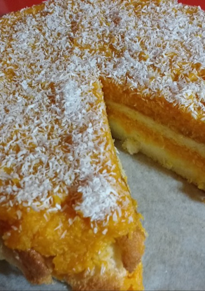 Una foto de Tarta de zanahoria y coco
