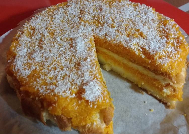 Tarta de zanahoria y coco
