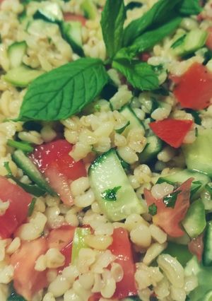 صورة لوصفة سلطة البرغل 🥗