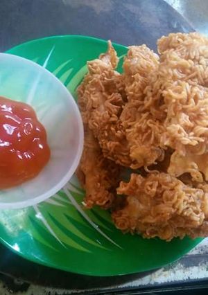 Hình của món Mì tôm bao gà.
