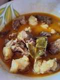 Soto tangkar (kepala sapi)