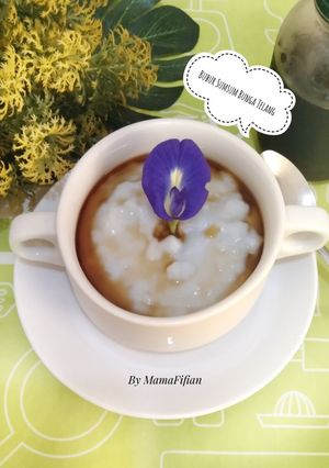 Foto resep Bubur Sumsum Bunga Telang