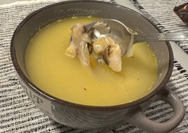 Ciorba de burta falsa(de post cu pleurotus)