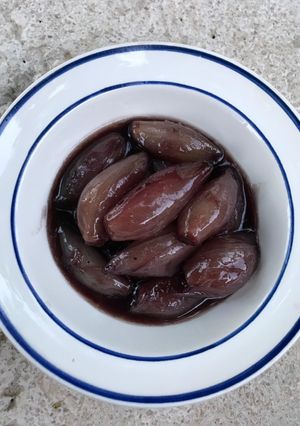 Una foto de Chalotas caramelizadas
