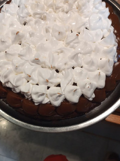 Una foto de Torta brownie con dulce de leche de 24 cm