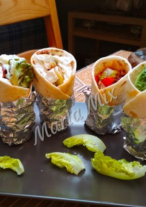 Φωτογραφία της συνταγής Fajitas με κιμά και γιαούρτι